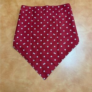 RADLEY LONDON Red Polka Dot Dog Bandana
